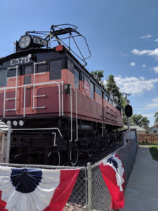 Judith Gap Wind Farm train
